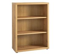 Composad | Libreria della Linea RILEGA con 3 Vani, Libreria Moderna per Soggiorno, Ufficio, Studio, (LxAxP) 82,1x111,2x35,5 cm, Rovere Mielato, Made in Italy