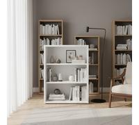 COMPOSAD Libreria Moderna 3 Ripiani 81,6x35,7x111,9 cm Bianco laccato DISEGNO