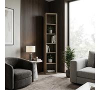 COMPOSAD Libreria Moderna 5 Ripiani 44x36x217 cm Noce Brera Grandtour Davinci