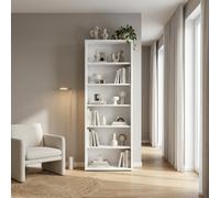 COMPOSAD Libreria Moderna 6 Ripiani 81,6x35,7x217,2 cm Bianco DISEGNO