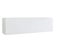 Composad | Pensile della Linea MUNDI con 1 Ribalta, Mobile Soggiorno, Moderno ed Elegante, (LxAxP) 123x35,7x28,5 cm, Colore Bianco Laccato, Made in Italy