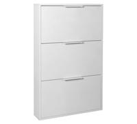 Scarpiera 3 ribalte singole linea 'megara' cm. 15 x 65 x h.105 - bianca COMPOSAD