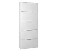Scarpiera 5 ante 65x174x15 bianco