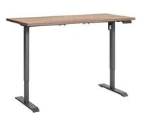 Composad | Scrivania Regolabile in Altezza della Linea ENERGIA, Standing Desk Con 4 Altezze, Scrivania Elettrica con Motore e Display, (LxP) 150x69 cm, Colore Noce Brera e Nero, Made in Italy