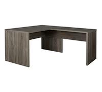 Composad | Scrivania della Linea DISEGNO, Scrivania Angolare, Scrivania PC ad Angolo, (LxAxP) 138,20x74,50x160,50 cm, Colore Rovere Sonoma, per Studio, Ufficio, Made in Italy