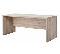 Composad | Scrivania della Linea DISEGNO, Scrivania Moderna per PC, (LxAxP) 180x74,20x69 cm, Colore Rovere Bordeaux, per Studio, Ufficio, Made in Italy
