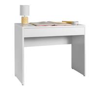 Composad | Scrivania della Linea ESPRESSO con 1 Cassetto, Scrivania Ufficio Elegante e Moderna, per PC, Consolle Ingresso, (LxAxP) 100x81,4x40,5 cm, Colore Bianco Laccato, Made in Italy