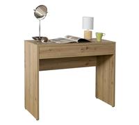 Composad | Scrivania della Linea ESPRESSO con 1 Cassetto, Scrivania Ufficio Elegante e Moderna, per PC, Consolle Ingresso, (LxAxP) 100x81,4x40,5 cm, Colore Rovere Oak Mielato, Made in Italy