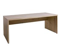 Composad | Scrivania della Linea RILEGA, Scrivania Moderna, Per Ufficio o Studio, Modesty Panel, Dimensioni (LxAxP): 180x75x80 cm, Rovere Miele, Made in Italy