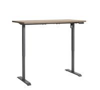 Composad | Scrivania Regolabile in Altezza della Linea ENERGIA, Standing Desk Con 4 Altezze, Scrivania Elettrica con Motore e Display, (LxP) 150x69 cm, Colore Noce Brera e Grigio Scuro, Made in Italy