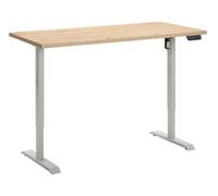 Composad | Scrivania Regolabile in Altezza della Linea ENERGIA, Standing Desk Con 4 Altezze, Scrivania Elettrica con Motore e Display, (LxP) 150x69 cm, Colore Rovere Mielato e Bianco, Made in Italy