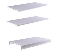 Composad | Set di 3 Ripiani Scorrevoli ARMADI, (LxAxP) 96,40x1,80x55,80 cm, Colore Grigio, Made in Italy