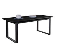 Composad | Tavolo Allungabile della Linea VITRUVIA da 8 a 10 Posti, Tavolo Sala Da Pranzo e Cucina Allungabile, (LxAxP) 180x76x91 cm, Colore Nero chalet, Made in Italy