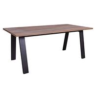 Composad | Tavolo della Linea Davinci Brera da 4 Posti, Tavolo Sala da Pranzo e Cucina, Adatto anche a Scrivania, Dimensioni (LxAxP) 74,50x139,10x80 cm, Colore Noce Brera, Made in Italy