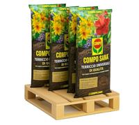 CompoSana Terriccio Universale di qualità, Per piante d'appartamento, balcone e giardino, 6 Sacchi x 80 L (Totale 480 LT)
