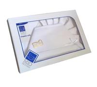 Compose' Culla/Carrozzina Neonato Mio Piccolo Tela Aida Da Ricamare Moda Egidio (BIANCO)