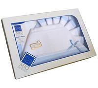 COMPOSE' CULLA TELA AIDA DA RICAMARE (celeste)