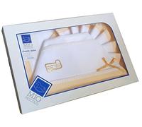 COMPOSE' CULLA TELA AIDA DA RICAMARE (giallo)