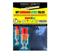 Compositi Kit fibra di carbonio e resina epossidica, epoxy and carbon fiber kit