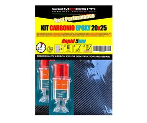 Compositi Kit fibra di carbonio e resina epossidica, epoxy and carbon fiber kit