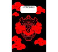 Composition Book: Black & Dark | 6 x 9 inches | Kids Teens & Adults | College Notes | Arts | Wide Ruled Notebook | Expand your Creativity