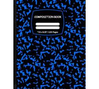 Composition Book: Blue Marble Composition Notebook design classic school inspired pattern for students teachers writers and learners.