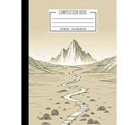 Composition Book: College Ruled Path to Success Composition Notebook, Vintage Retro Minimalist Adventure Design Workbook