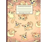 Composition Book: Cute Sugar Gliders Theme-150 pages-7.5 x 9.25- Fun For Sugar Glider Fans of All Ages