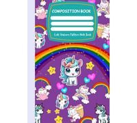 Composition Book: Cute Unicorn Pattern Note Book