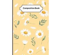 Composition Book: Funny Flower gift notebook journal for Friends Family Children Women Homeschool Office Teacher Teens Adult | Blank sheet notebook | 120 pages | 6 x 9 Inches