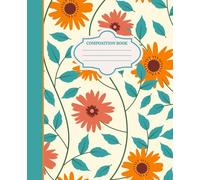 Composition Book: Vintage Vibes Notebook Vol. 14 Orange Green: Edition - 135 Lined Pages for Journaling, Note-Taking, and Everyday Writing | Perfect ... Design | Ideal Gift for Writers & Students