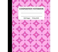 COMPOSITION BOOK | WIDE RULED |110 Pages | 7.5 by 9.25 inches.: Perfect for School, Office and Personal Use. Stylish and Durable Note-taking Notebook ... A Gift Idea for Students and Adults