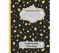 Composition Book: Wide Ruled Lined Notebook for School, College & Work: 120 Lined Pages • 8.5 x 11 • Classic Speckled Design