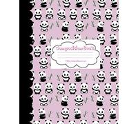 Composition Book Wide Ruled Notebook: Pink Panda Workbook | Pretty Wide Ruled Paper Notebook Journal | Teens Students Kids Girls for Back to School Notes.