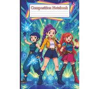 Composition KPop Star Notebook: 6x9in Girly K-Pop & Anime Notebook | Ideal Back to School Gift for Teens, Students & Young Music Fans