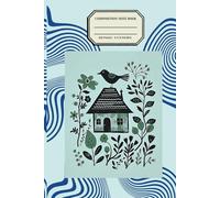 Composition Note Book: Bird Illustration Light Blue Note Book - College Ruled - 120 Pages - 6 x 9 Inches | For School students, girls , teens, women & Office use