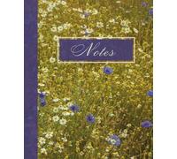 Composition Note book: Blue Flowers Journal/Notebook for Women/Wide-Ruled/100 Lined Pages