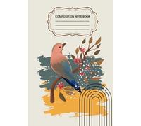 Composition Note Book: Ink Bird Art Animal - Theme Note Book | College Ruled - 120 Pages - 6 x 9 Inches | Perfect for Kids, Girls and Boys Teens & Personal Use