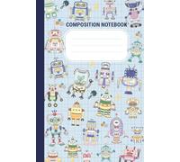 Composition Notebook: 110 pages - Perfect for School, Doodles, and Robot Thoughts!