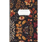 Composition Notebook: 3.Classic Gothic Composition Book - Illustrated pages Featuring Dark Victorian Stitch Patterns for Everyday Writing