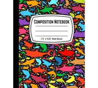 Composition Notebook 7.5" x 9.25" Wide-Ruled: Colorful Fish Shark Lined Paper Journal - 110 Pages for Kids, Boys, Girls, Teens, and Adults (Wide-Ruled Notebook)