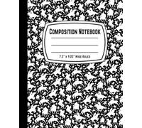 Composition Notebook 7.5" x 9.25" Wide-Ruled: Cowboy Rodeo Lined Paper Journal - 110 Pages Gift Notebook for Kids, Boys, Girls, Teens, and Adults