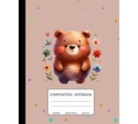 Composition Notebook: A Colorful Baby Bear-Themed: 110 College-Ruled Pages | 7.5 x 9.25 Inches | Vibrant Baby Bear for School, College, Work, and Creativity