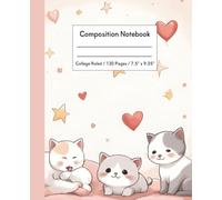 Composition Notebook: Adorable Animal-Themed Notebook - College Ruled, 120 Pages | Cute & Quirky Cartoon Style Journal for Students, Writers, and Everyday Use