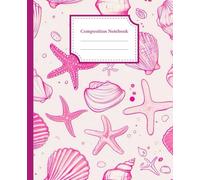 Composition Notebook: Aesthetic Pink Ocean Creatures, 100 Pages, Lined Journal for Notes, Ideas, and Daily Writing