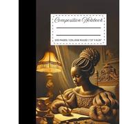 Composition Notebook: African American Vintage Style College Ruled Composition Book for School and Journaling | 7.5 x 9.25 inches