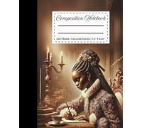 Composition Notebook: African American Vintage Style College Ruled Composition Book for School and Journaling | 7.5 x 9.25 inches
