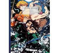 Composition NoteBook: Anime Kim D3moin metsuu No46 - 8.5x11 Inches , 110 page Diary Subject Planner Anime Gift Kid With Lined Blank Pages Perfect For Children Journal Work From Home