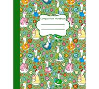 Composition Notebook: Back to School Silly Goose - 7.5 x 9.25" Wide Ruled, 110 Pages, School and Office Writing Journal
