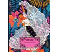 Composition Notebook: Ballet Folklorico Vera Cruz Cover, Wide Ruled, White Paper, 120 Pages, Matte Book Cover, 7.5" x 9.25" for School, Work or Journaling.